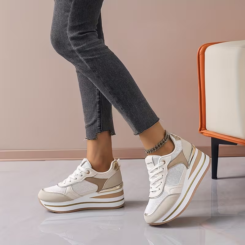 Sneakers platform donna stile casual chic