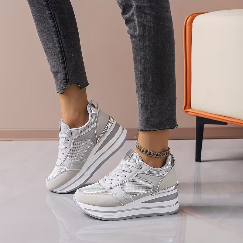 Sneakers platform donna stile casual chic