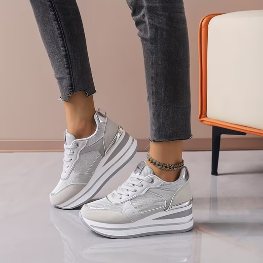 Sneakers platform donna stile casual chic