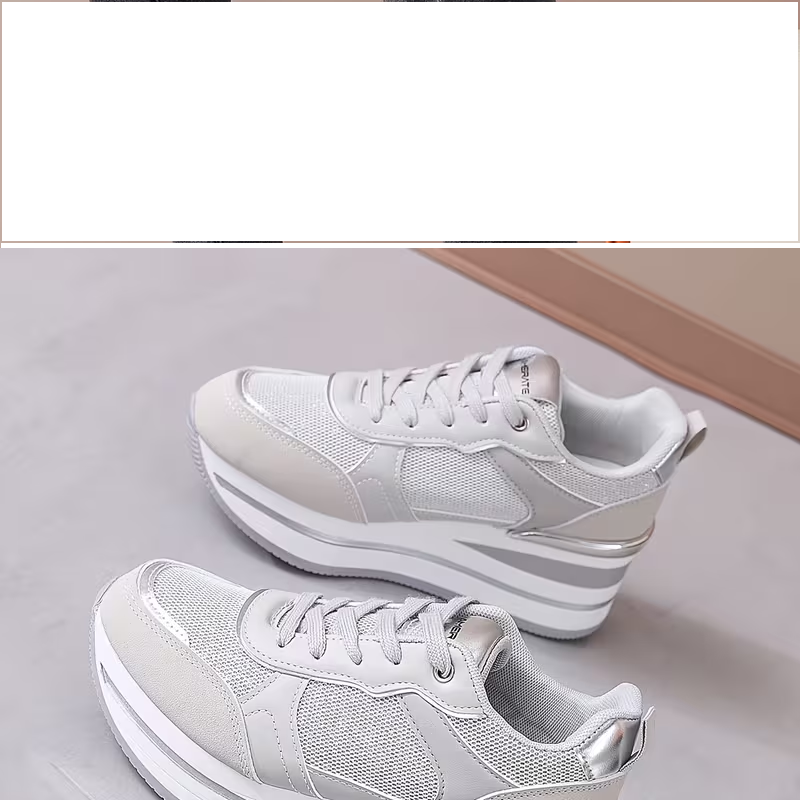 Sneakers platform donna stile casual chic